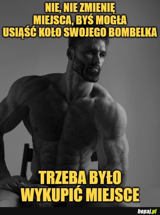 W samolocie.