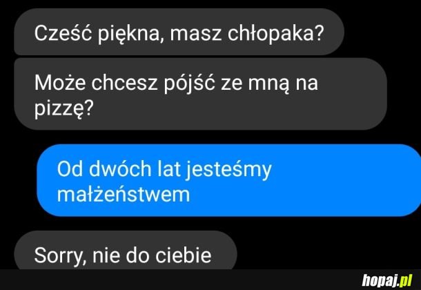 No i po chłopie