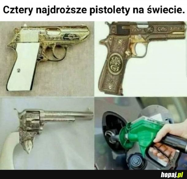 Najdroższe pistolety