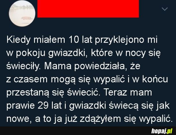 Świecące gwiazdki