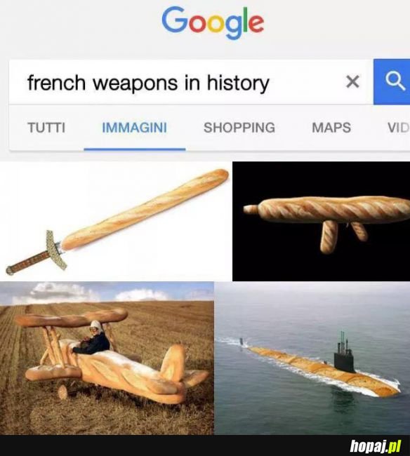 Historia francuskich broni