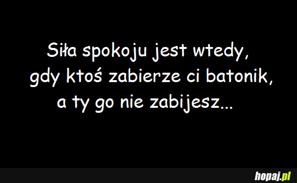 Siła spokoju