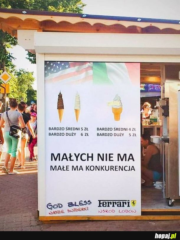 Małych nie ma