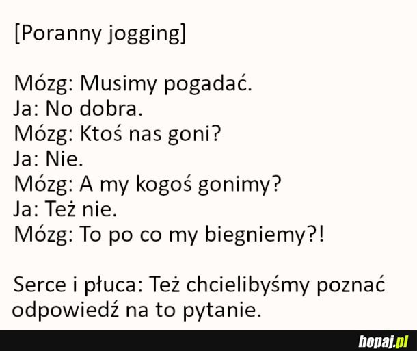 Poranny jogging
