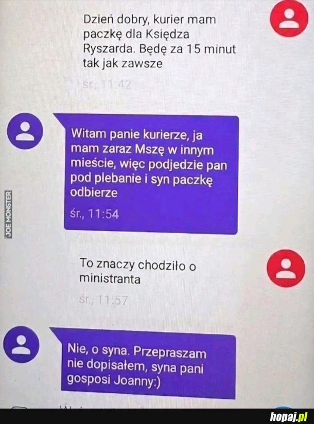 Paczka dla księdza