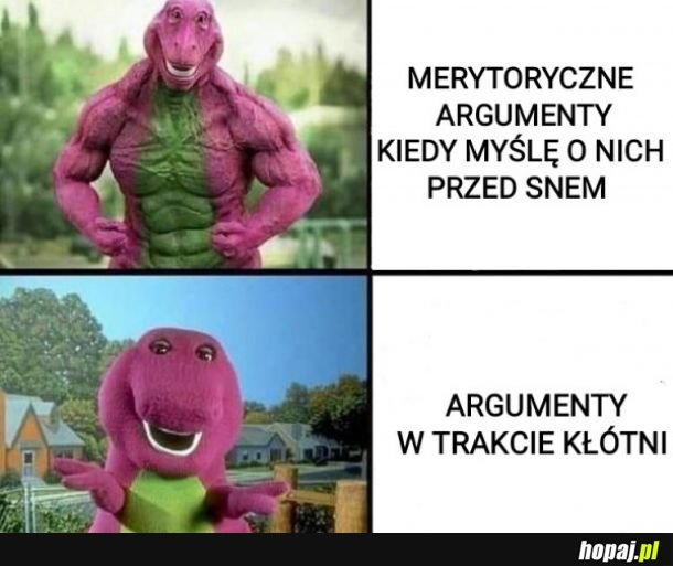 Argumenty przed snem