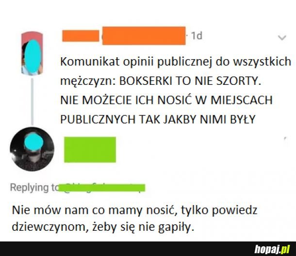 Będziemy się ubierać jak chcemy