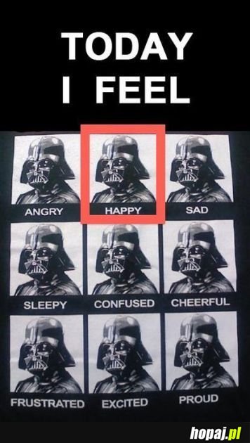 Today i feel...