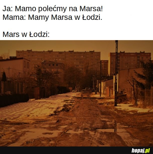 Mars w Łodzi