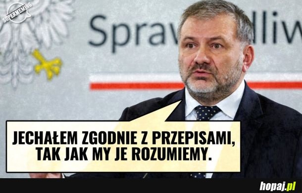 Zgodnie z przepisami