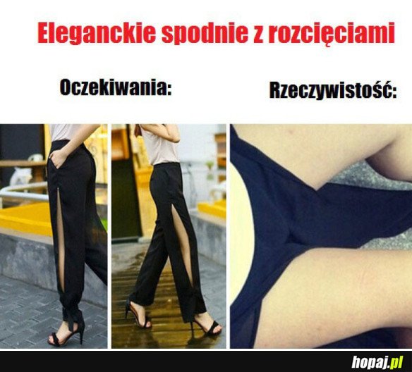 ELEGANCKIE SPODNIE