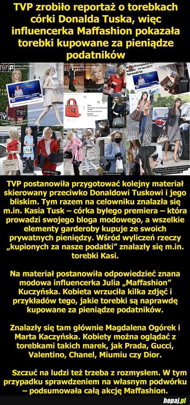 Maffashion wyjaśniła TVP