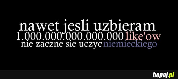 Nawet jeśli uzbieram...