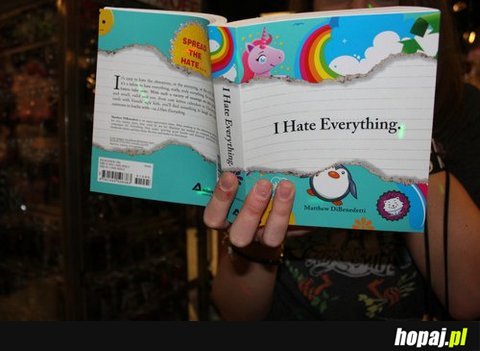 I hate everything