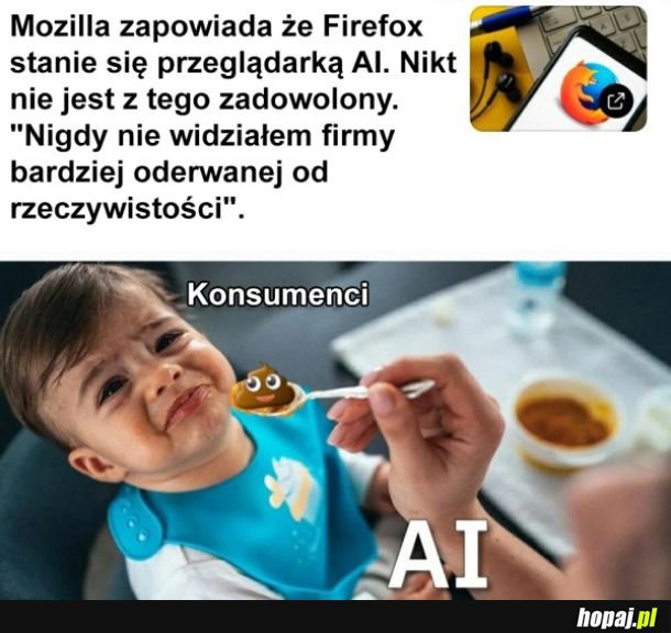Firefox stanie się przeglądarką AI