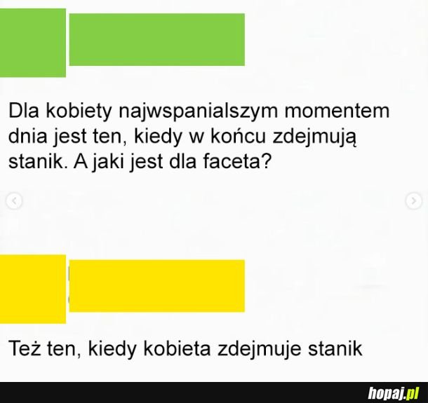 Najwspanialszy moment dnia