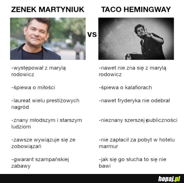 ZENEK VS TACO