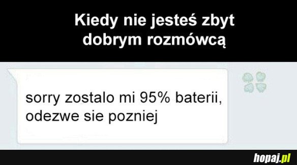 ZAWSZE JEST JAKAŚ WYMÓWKA