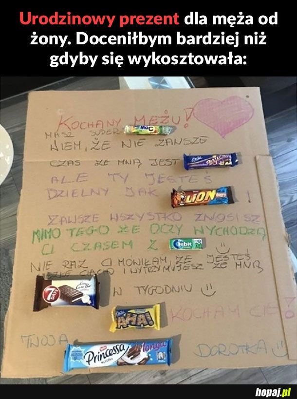 Żona się postarała 