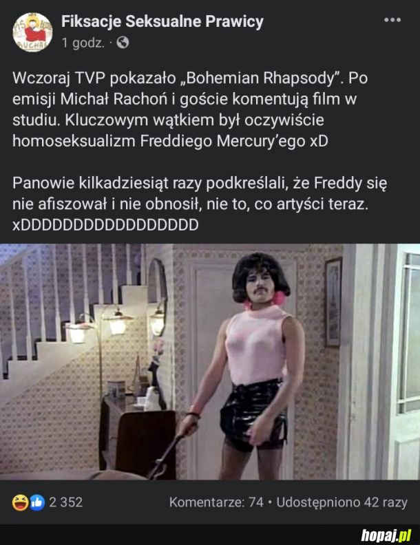 Nie ma dowodów na to, że Freddie wiedział o homoseksualizmie