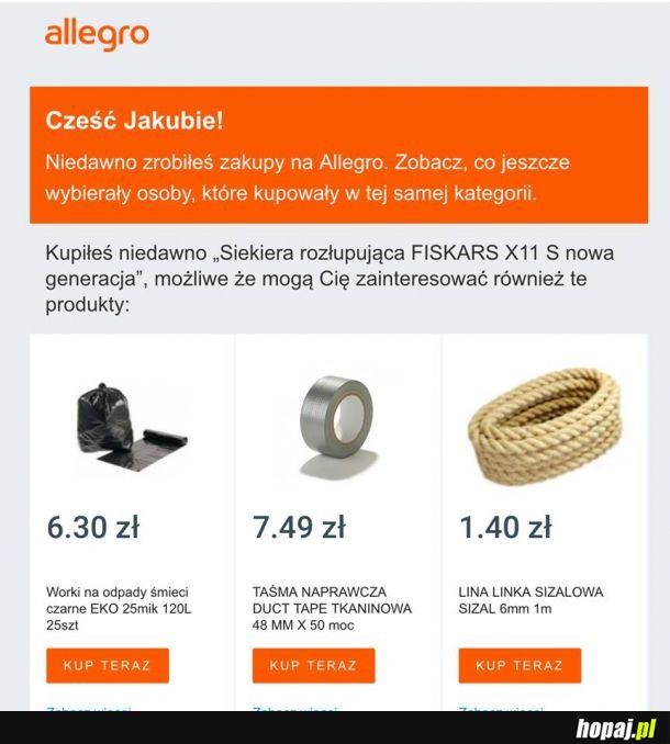 Zakupy na allegro