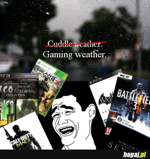 Gaming weather!
