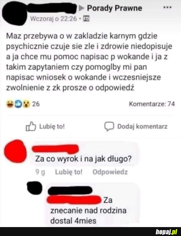 Mąż źle się czuje