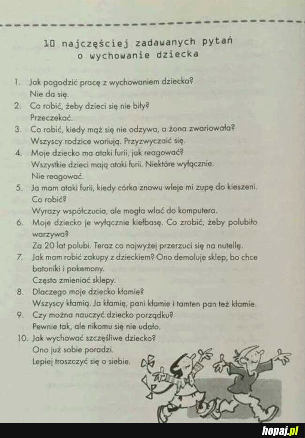 Wreszcie jakieś prawdziwe rady