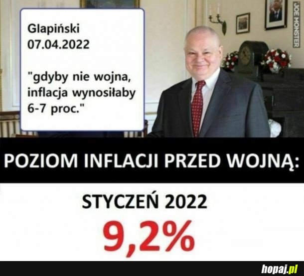 A rok temu mówił, że za jego kadencji stop procentowych nikt nie podniesie