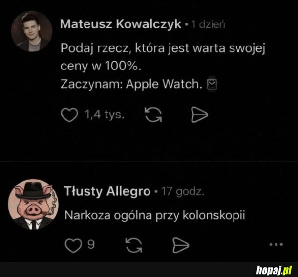 Rzecz, która jest warta swojej ceny