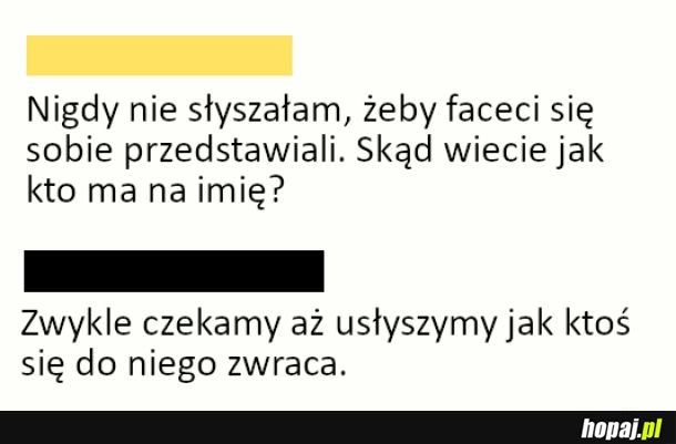 Jak poznają się faceci