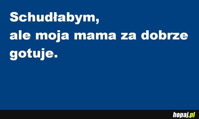 Schudłabym...