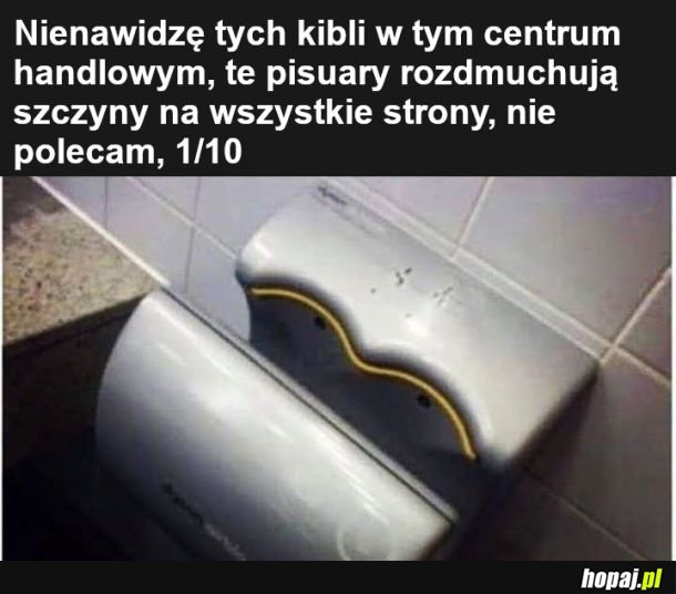 Słabe pisuary