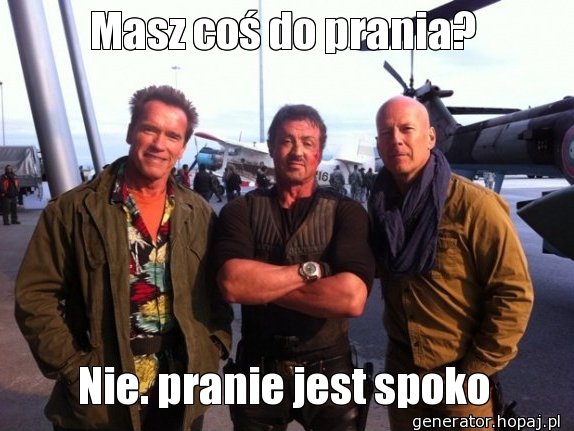 Masz coś do prania?