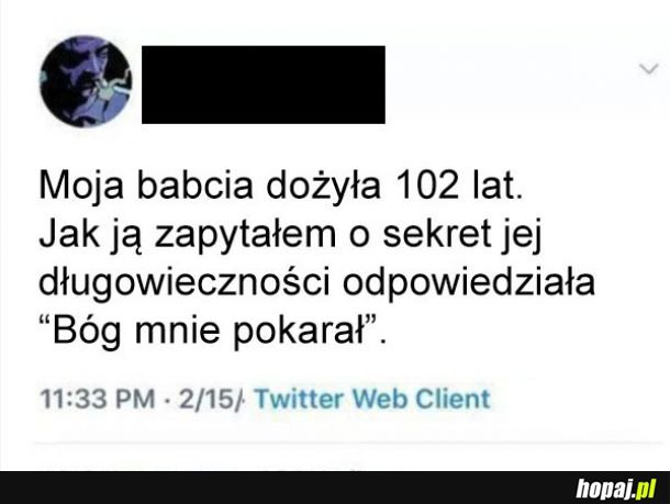 Sekret długowieczności