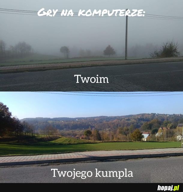 Komp twój vs kolegi