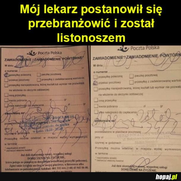 Lekarz listonosz