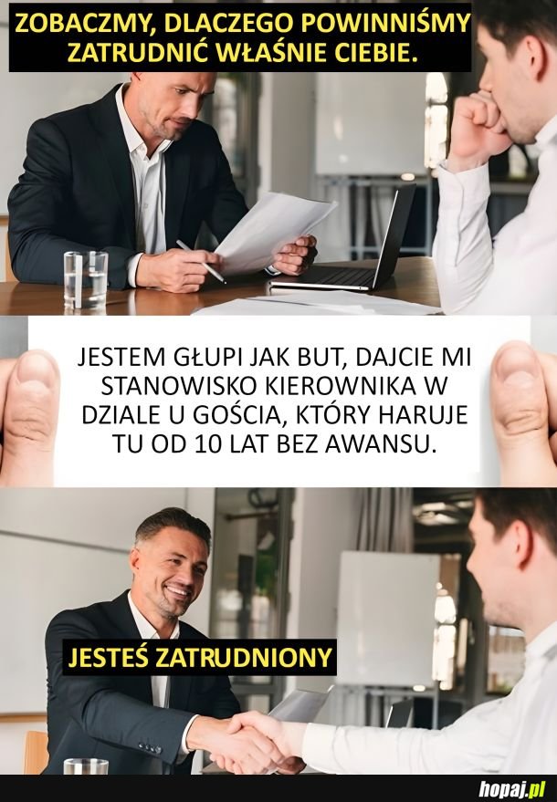 Rozmowa o pracę