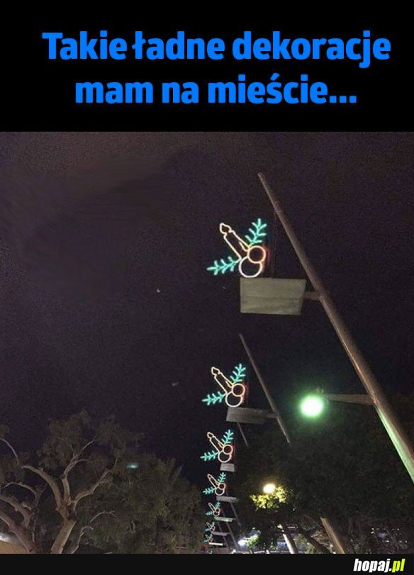 DEKORACJE W MOIM MIEŚCIE