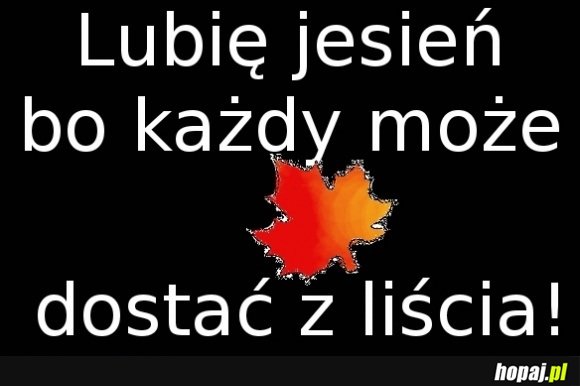 Lubię jesień