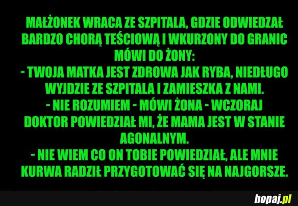 CHORA TEŚCIOWA