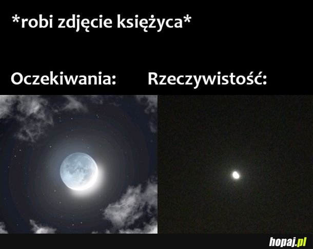 Księżyc na zdjęciach 