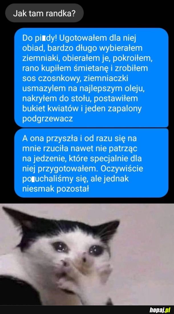 Trochę niefajnie