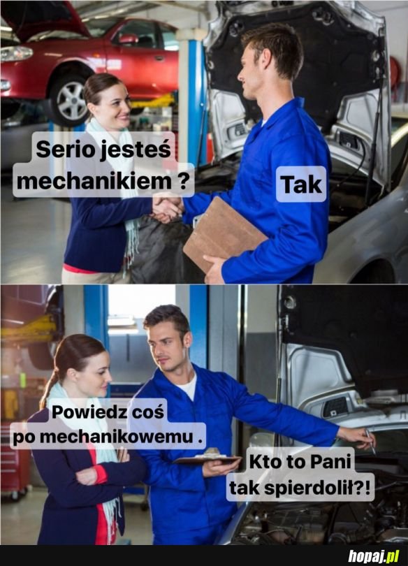 Powiedz coś po mechanikowemu