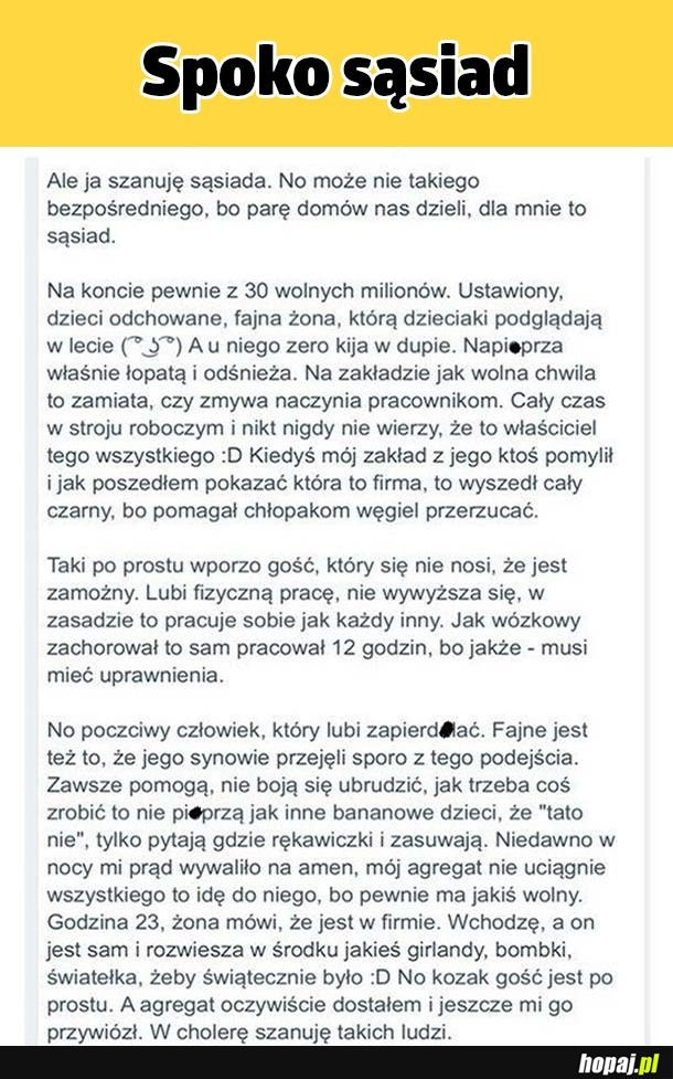 Najlepszy sąsiad ever