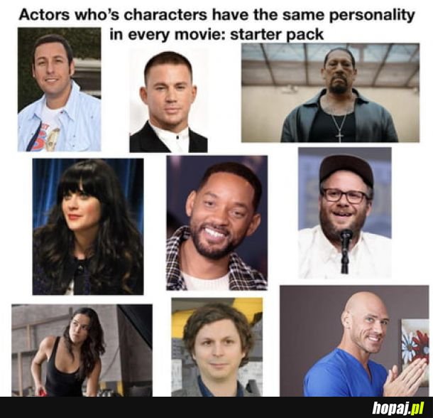 Aktorzy grający tę samą postać we wszystkich filmach.