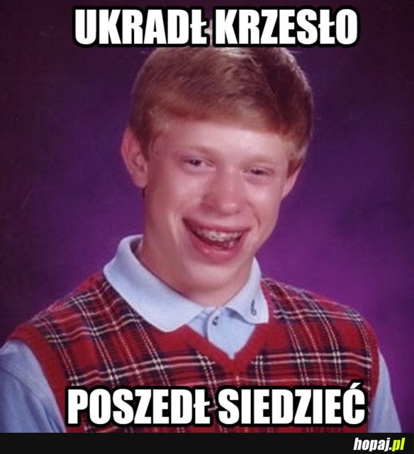 Ukradł krzesło