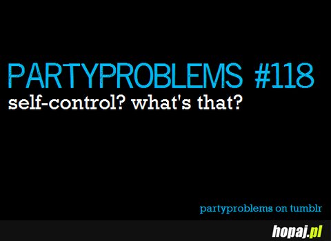 Self-control?