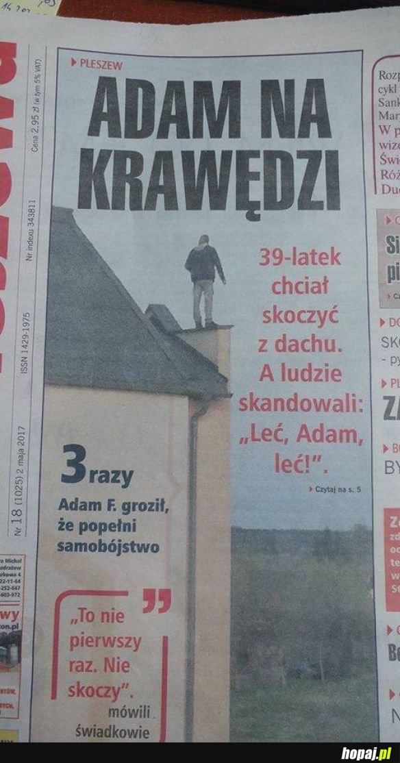 Leć, Adam, leć xD