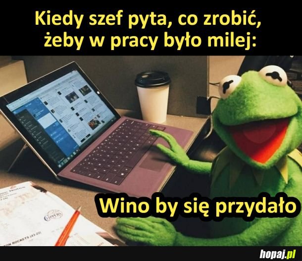 Wino by pomoglo